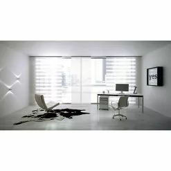 BAUHAUS Expo Ambiente Flächenvorhang Uni 60 X 300 Cm, 100 % Polyester, Weiß -BAUHAUS 12 314