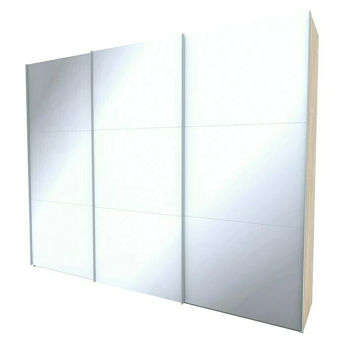 BAUHAUS Express Möbel Schwebetürenschrank Stars B X T X H: 300 X 68 X 236 Cm, Farbe Griff: Aluminiumfarben, Farbe Front: Weißglas, Farbe Korpus: Eiche Sonoma 1 BAUHAUS Express Möbel Schwebetürenschrank Stars B X T X H: 300 X 68 X 236 Cm, Farbe Griff: Aluminiumfarben, Farbe Front: Weißglas, Farbe Korpus: Eiche Sonoma