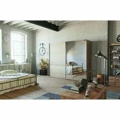 BAUHAUS Express Möbel Schwebetürenschrank Swift B X T X H: 250 X 68 X 216 Cm, Mit Spiegel, Ohne Zubehör, Farbe Front: Weiß, Farbe Korpus: Eiche Jackson 8 BAUHAUS Express Möbel Schwebetürenschrank Swift B X T X H: 250 X 68 X 216 Cm, Mit Spiegel, Ohne Zubehör, Farbe Front: Weiß, Farbe Korpus: Eiche Jackson -BAUHAUS 12 3288