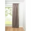 BAUHAUS Schlaufenschal Leinen-Look B X H: 135 X 245 Cm, 100 % Polyester, Taupe