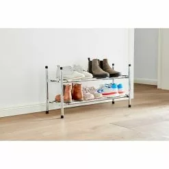 BAUHAUS Schuhregal L X B X H: 23 X 64 X 37 Cm, Passend Für: Bis Zu 12 Paar Schuhe, Max. Ausziehbar Bis: 118 Cm -BAUHAUS 12 3328