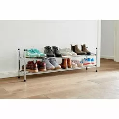 BAUHAUS Schuhregal L X B X H: 23 X 64 X 37 Cm, Passend Für: Bis Zu 12 Paar Schuhe, Max. Ausziehbar Bis: 118 Cm -BAUHAUS 12 3329