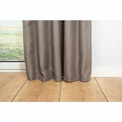 BAUHAUS Schlaufenschal Leinen-Look B X H: 135 X 245 Cm, 100 % Polyester, Taupe -BAUHAUS 12 334