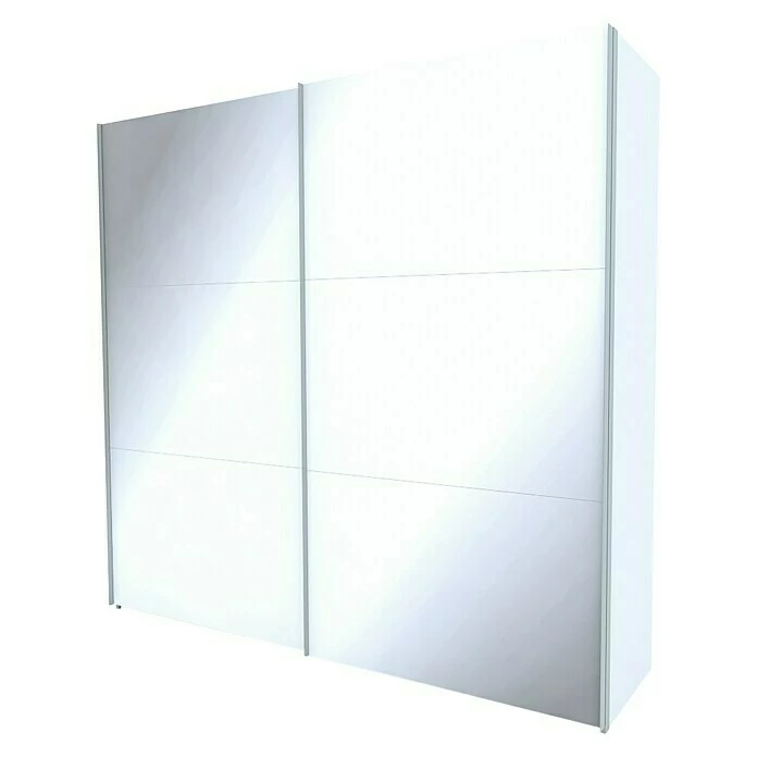 BAUHAUS Express Möbel Schwebetürenschrank Stars B X T X H: 250 X 68 X 236 Cm, Farbe Griff: Aluminiumfarben, Farbe Front: Weißglas, Farbe Korpus: Weiß 1 BAUHAUS Express Möbel Schwebetürenschrank Stars B X T X H: 250 X 68 X 236 Cm, Farbe Griff: Aluminiumfarben, Farbe Front: Weißglas, Farbe Korpus: Weiß