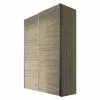 BAUHAUS Express Möbel Schwebetürenschrank Stars B X T X H: 150 X 68 X 236 Cm, Farbe Griff: Aluminiumfarben, Farbe Front: Eiche Sonoma, Farbe Korpus: Eiche Sonoma