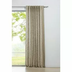 BAUHAUS Schlaufenschal Leinen-Look B X H: 135 X 245 Cm, 100 % Polyester, Beige