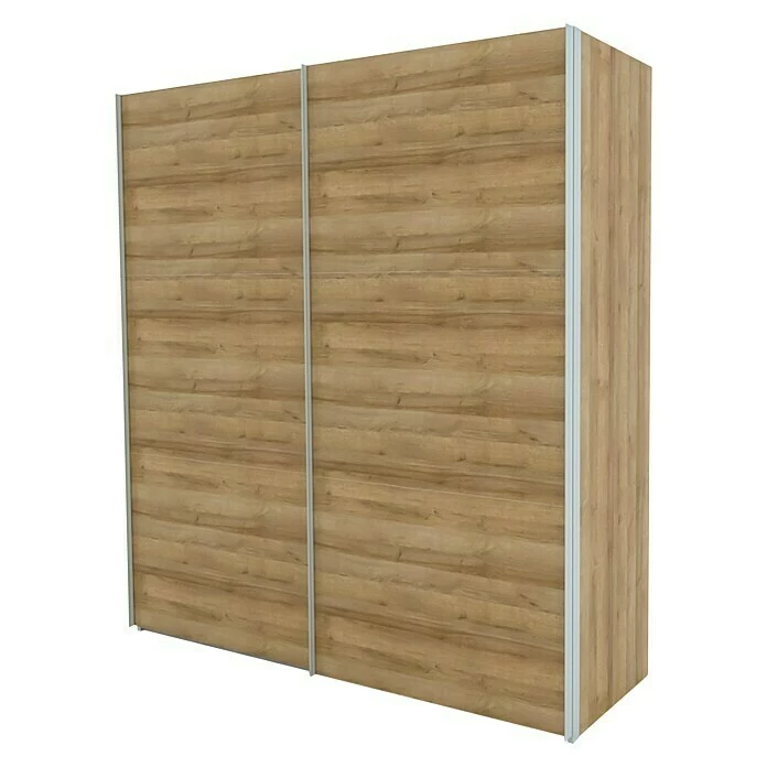 BAUHAUS Express Möbel Schwebetürenschrank Stars B X T X H: 200 X 68 X 216 Cm, Farbe Griff: Aluminiumfarben, Farbe Front: Eiche Riviera, Farbe Korpus: Eiche Riviera 1 BAUHAUS Express Möbel Schwebetürenschrank Stars B X T X H: 200 X 68 X 216 Cm, Farbe Griff: Aluminiumfarben, Farbe Front: Eiche Riviera, Farbe Korpus: Eiche Riviera