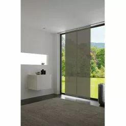 BAUHAUS Expo Ambiente Flächenvorhang Basic Cappuccino, 100 % Polyester, B X H: 60 X 245 Cm