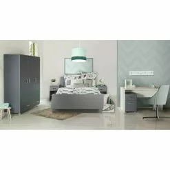 BAUHAUS Phönix Miami Drehtürschrank L X B X H: 52 X 98 X 200 Cm, Grau -BAUHAUS 12 3745