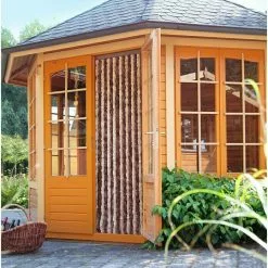 BAUHAUS Conacord Dekovorhang Flauschi Beige/Braun, 90 X 200 Cm, 100 % Polyester