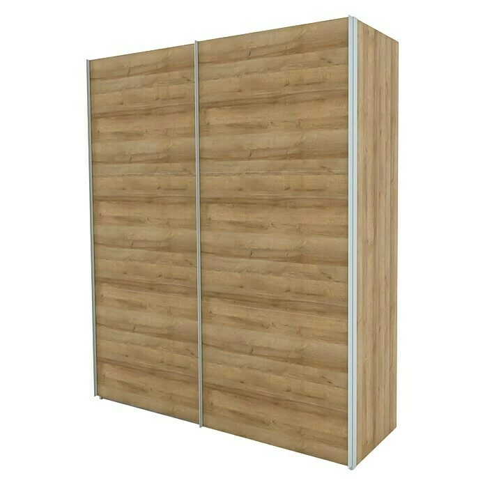 BAUHAUS Express Möbel Schwebetürenschrank Stars B X T X H: 200 X 68 X 236 Cm, Farbe Griff: Aluminiumfarben, Farbe Front: Eiche Riviera, Farbe Korpus: Eiche Riviera 1 BAUHAUS Express Möbel Schwebetürenschrank Stars B X T X H: 200 X 68 X 236 Cm, Farbe Griff: Aluminiumfarben, Farbe Front: Eiche Riviera, Farbe Korpus: Eiche Riviera