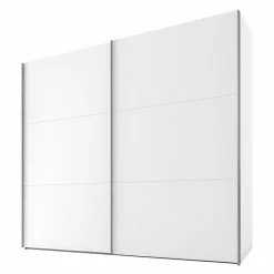 BAUHAUS Express Möbel Schwebetürenschrank Swift B X T X H: 200 X 68 X 216 Cm, Ohne Spiegel, Mit Zubehör, Farbe Korpus: Weiß, Farbe Front: Weiß