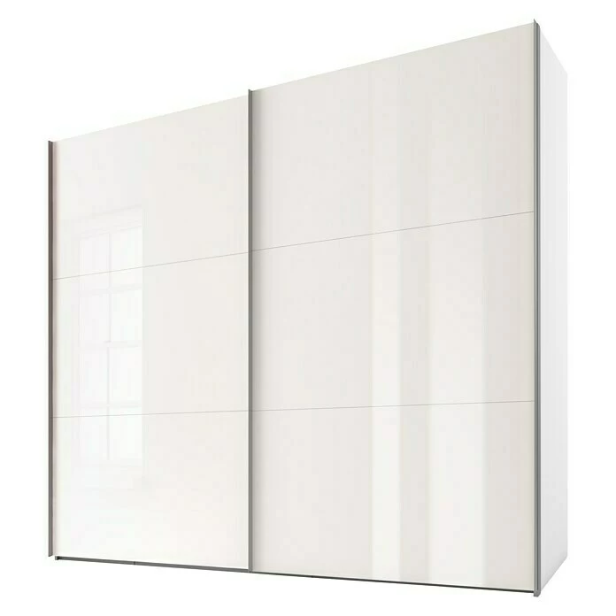 BAUHAUS Express Möbel Schwebetürenschrank Swift B X T X H: 150 X 68 X 216 Cm, Mit Glasfronten, Ohne Zubehör, Farbe Front: Weiß, Farbe Korpus: Weiß 1 BAUHAUS Express Möbel Schwebetürenschrank Swift B X T X H: 150 X 68 X 216 Cm, Mit Glasfronten, Ohne Zubehör, Farbe Front: Weiß, Farbe Korpus: Weiß