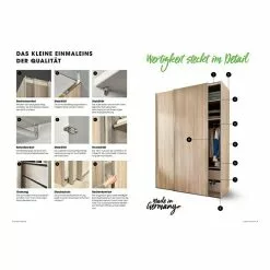 BAUHAUS Express Möbel Schwebetürenschrank Swift B X T X H: 200 X 68 X 216 Cm, Mit Spiegel, Ohne Zubehör, Farbe Front: Eiche Jackson, Farbe Korpus: Eiche Jackson 9 BAUHAUS Express Möbel Schwebetürenschrank Swift B X T X H: 200 X 68 X 216 Cm, Mit Spiegel, Ohne Zubehör, Farbe Front: Eiche Jackson, Farbe Korpus: Eiche Jackson -BAUHAUS 12 4032