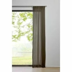 BAUHAUS Schlaufenschal Transparent B X H: 135 X 245 Cm, 100 % Polyester, Cappuccino
