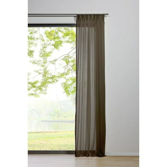 BAUHAUS Schlaufenschal Transparent B X H: 135 X 245 Cm, 100 % Polyester, Cappuccino 1 BAUHAUS Schlaufenschal Transparent B X H: 135 X 245 Cm, 100 % Polyester, Cappuccino