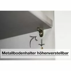 BAUHAUS Express Möbel Drehtürschrank Swift B X T X H: 200 X 58 X 216 Cm, Ohne Spiegel, Ohne Zubehör, Farbe Front: Weiß, Farbe Korpus: Weiß -BAUHAUS 12 4203