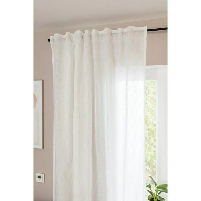 BAUHAUS Elbersdrucke Schlaufenschal Feel Good 140 X 255 Cm, 100% Polyester, Weiß 5 BAUHAUS Elbersdrucke Schlaufenschal Feel Good 140 X 255 Cm, 100% Polyester, Weiß – Bild 5