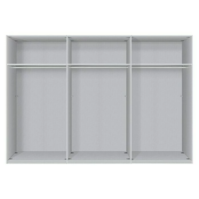 BAUHAUS Express Möbel Schwebetürenschrank Stars B X T X H: 300 X 68 X 236 Cm, Farbe Griff: Alufarben, Farbe Front: Graphit/Grauspiegel Senkrecht, Farbe Korpus: Graphit 2 BAUHAUS Express Möbel Schwebetürenschrank Stars B X T X H: 300 X 68 X 236 Cm, Farbe Griff: Alufarben, Farbe Front: Graphit/Grauspiegel Senkrecht, Farbe Korpus: Graphit – Bild 2