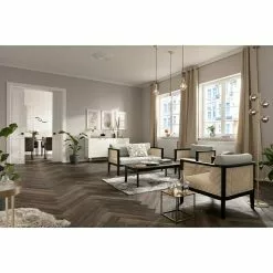 BAUHAUS Elbersdrucke Ösenschal Lino Beige, 140 X 255 Cm, 100 % Polyester -BAUHAUS 12 43