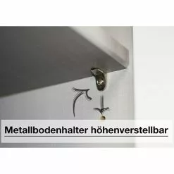 BAUHAUS Express Möbel Drehtürschrank Swift B X T X H: 200 X 58 X 216 Cm, Mit Spiegel, Ohne Zubehör, Farbe Front: Weiß, Farbe Korpus: Weiß -BAUHAUS 12 4341