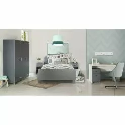 BAUHAUS Phönix Miami Drehtürschrank L X B X H: 52 X 146 X 200 Cm, Grau -BAUHAUS 12 4376