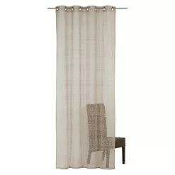 BAUHAUS Elbersdrucke Ösenschal Colourful Moments Taupe, 140 X 255 Cm, 100 % Polyester
