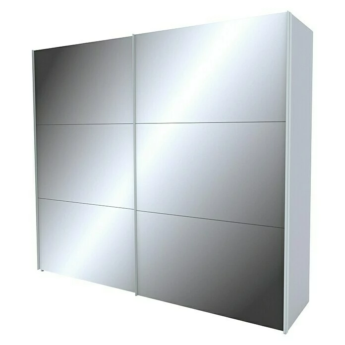 BAUHAUS Express Möbel Schwebetürenschrank Stars B X T X H: 250 X 68 X 236 Cm, Farbe Griff: Aluminiumfarben, Farbe Front: Spiegel, Farbe Korpus: Seidengrau 1 BAUHAUS Express Möbel Schwebetürenschrank Stars B X T X H: 250 X 68 X 236 Cm, Farbe Griff: Aluminiumfarben, Farbe Front: Spiegel, Farbe Korpus: Seidengrau