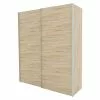 BAUHAUS Express Möbel Schwebetürenschrank Stars B X T X H: 200 X 68 X 236 Cm, Farbe Griff: Aluminiumfarben, Farbe Front: Eiche Sonoma, Farbe Korpus: Eiche Sonoma
