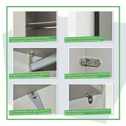 BAUHAUS Express Möbel Schwebetürenschrank Stars B X T X H: 200 X 68 X 236 Cm, Farbe Griff: Aluminiumfarben, Farbe Front: Eiche Sonoma, Farbe Korpus: Eiche Sonoma -BAUHAUS 12 4430