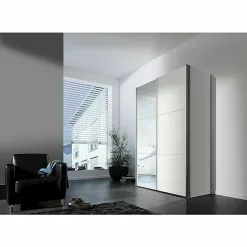 BAUHAUS Express Möbel Schwebetürenschrank Stars B X T X H: 150 X 68 X 216 Cm, Farbe Griff: Aluminiumfarben, Farbe Front: Weiß/Spiegel, Farbe Korpus: Weiß 8 BAUHAUS Express Möbel Schwebetürenschrank Stars B X T X H: 150 X 68 X 216 Cm, Farbe Griff: Aluminiumfarben, Farbe Front: Weiß/Spiegel, Farbe Korpus: Weiß -BAUHAUS 12 4444