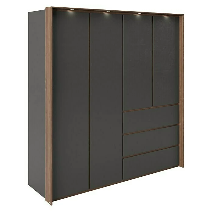 BAUHAUS Phönix Playboy Kleiderschrank Victoria L X B X H: 66,3 X 200 X 212 Cm, Nussbaum 1 BAUHAUS Phönix Playboy Kleiderschrank Victoria L X B X H: 66,3 X 200 X 212 Cm, Nussbaum
