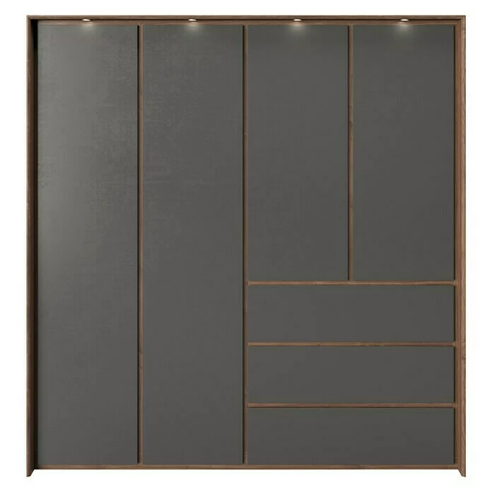 BAUHAUS Phönix Playboy Kleiderschrank Victoria L X B X H: 66,3 X 200 X 212 Cm, Nussbaum 2 BAUHAUS Phönix Playboy Kleiderschrank Victoria L X B X H: 66,3 X 200 X 212 Cm, Nussbaum – Bild 2