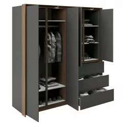 BAUHAUS Phönix Playboy Kleiderschrank Victoria L X B X H: 66,3 X 200 X 212 Cm, Nussbaum 10 BAUHAUS Phönix Playboy Kleiderschrank Victoria L X B X H: 66,3 X 200 X 212 Cm, Nussbaum -BAUHAUS 12 4476