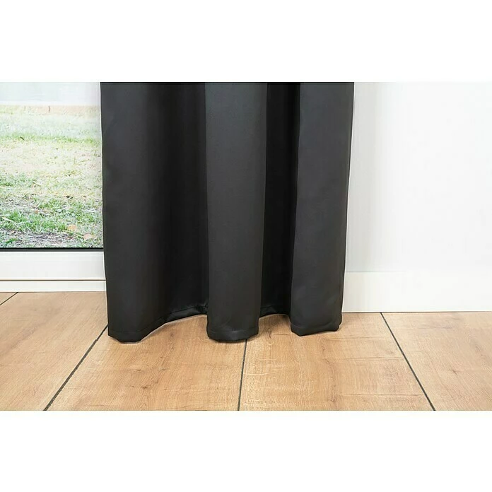 BAUHAUS Schlaufenschal Day & Night B X H: 135 X 300 Cm, 100 % Polyester, Schwarz 5 BAUHAUS Schlaufenschal Day & Night B X H: 135 X 300 Cm, 100 % Polyester, Schwarz – Bild 5