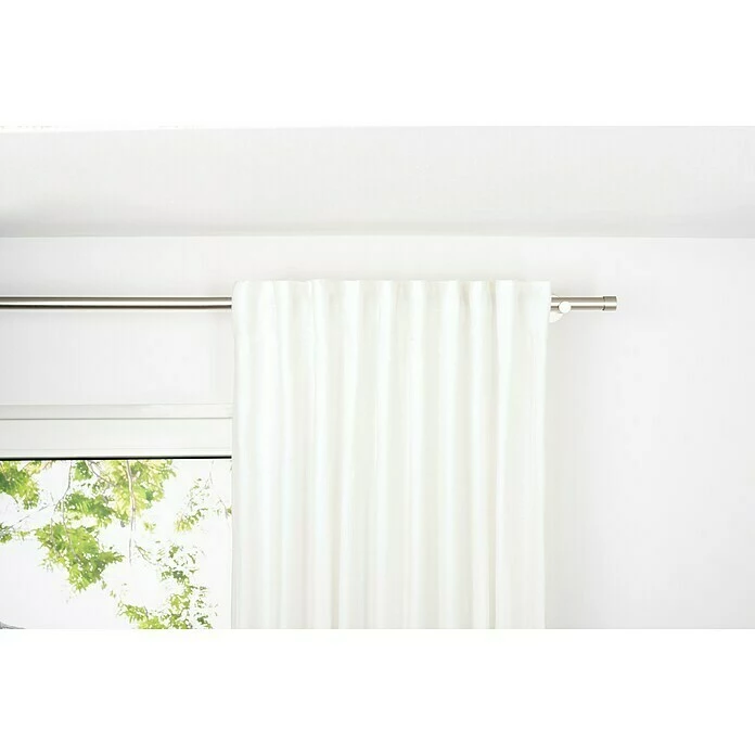 BAUHAUS Schlaufenschal Leinen-Look B X H: 135 X 245 Cm, 100 % Polyester, Weiß 2 BAUHAUS Schlaufenschal Leinen-Look B X H: 135 X 245 Cm, 100 % Polyester, Weiß – Bild 2