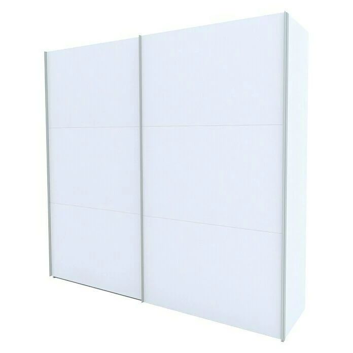 BAUHAUS Express Möbel Schwebetürenschrank Stars B X T X H: 250 X 68 X 236 Cm, Farbe Griff: Aluminiumfarben, Farbe Front: Weiß, Farbe Korpus: Weiß 1 BAUHAUS Express Möbel Schwebetürenschrank Stars B X T X H: 250 X 68 X 236 Cm, Farbe Griff: Aluminiumfarben, Farbe Front: Weiß, Farbe Korpus: Weiß