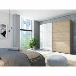 BAUHAUS Express Möbel Schwebetürenschrank Swift B X T X H: 250 X 68 X 216 Cm, Mit Glasfronten, Mit Zubehör, Farbe Front: Basaltglas/Basalt, Farbe Korpus: Basalt 10 BAUHAUS Express Möbel Schwebetürenschrank Swift B X T X H: 250 X 68 X 216 Cm, Mit Glasfronten, Mit Zubehör, Farbe Front: Basaltglas/Basalt, Farbe Korpus: Basalt -BAUHAUS 12 4682