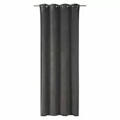 BAUHAUS Elbersdrucke Verdunkelungsvorhang Odeon 140 X 255 Cm, 100 % Polyester, Grau