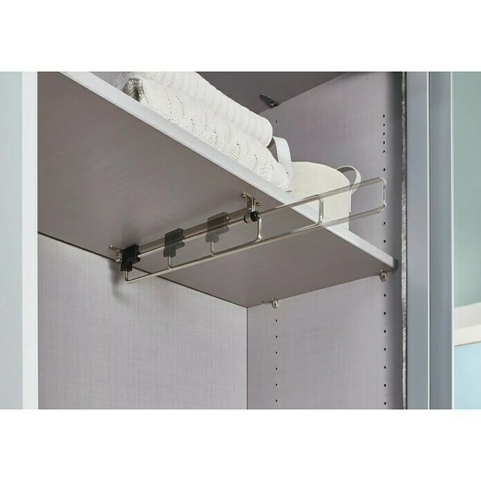 BAUHAUS Express Möbel Kleiderbügelhalter Länge: 31 Cm, Passend Für: Express Möbel Kleiderschränke, Ausziehbar 3 BAUHAUS Express Möbel Kleiderbügelhalter Länge: 31 Cm, Passend Für: Express Möbel Kleiderschränke, Ausziehbar – Bild 3