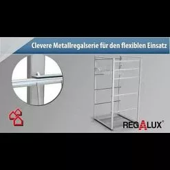 BAUHAUS Regalux Clever Metallrahmen Pulverbeschichtet, 45 X 30 X 79,5 Cm -BAUHAUS 12 4804