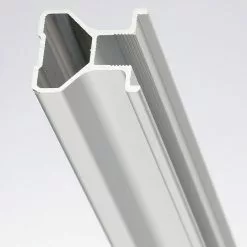 BAUHAUS 9 BAUHAUS Room Plaza Easy Griffprofil Passend Für: Room Plaza Easy Schiebetür-Bau-Sets, 2.550 Mm, Silber