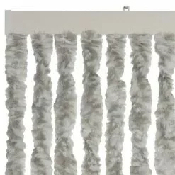 BAUHAUS Türvorhang Martinique Grau/Weiß, 93 X 230 Cm