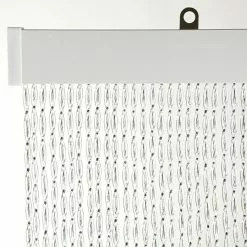 BAUHAUS Türvorhang Madrid Schwarz, 93 X 230 Cm