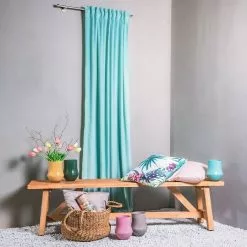 BAUHAUS Expo Ambiente Schlaufenbandschal Samtschal Velvet 135 X 245 Cm, 100 % Polyester, Hellgrün