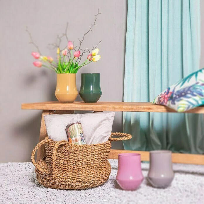 BAUHAUS Expo Ambiente Schlaufenbandschal Samtschal Velvet 135 X 245 Cm, 100 % Polyester, Hellgrün 3 BAUHAUS Expo Ambiente Schlaufenbandschal Samtschal Velvet 135 X 245 Cm, 100 % Polyester, Hellgrün – Bild 3