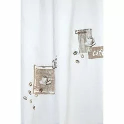 BAUHAUS Elbersdrucke Cafehaus-Gardine Café 140 X 48 Cm, 100 % Polyester, Braun/Weiß -BAUHAUS 12 552