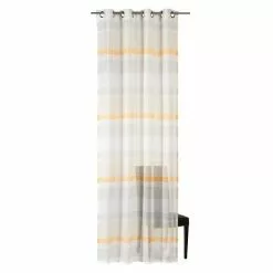 BAUHAUS Elbersdrucke Ösenschal Sweet Love 140 X 255 Cm, 100 % Polyester, Apricot
