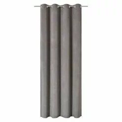 BAUHAUS Elbersdrucke Ösenschal Cosy Grau, 100% Polyester