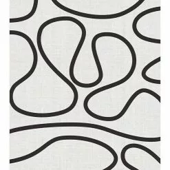 BAUHAUS Expo Ambiente Flächenvorhang Move Schwarz, 100 % Polyester, 60 X 300 Cm